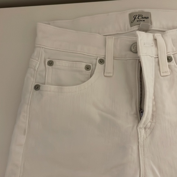 J.Crew White 9” Toothpick Jeans - Picture 4 of 5